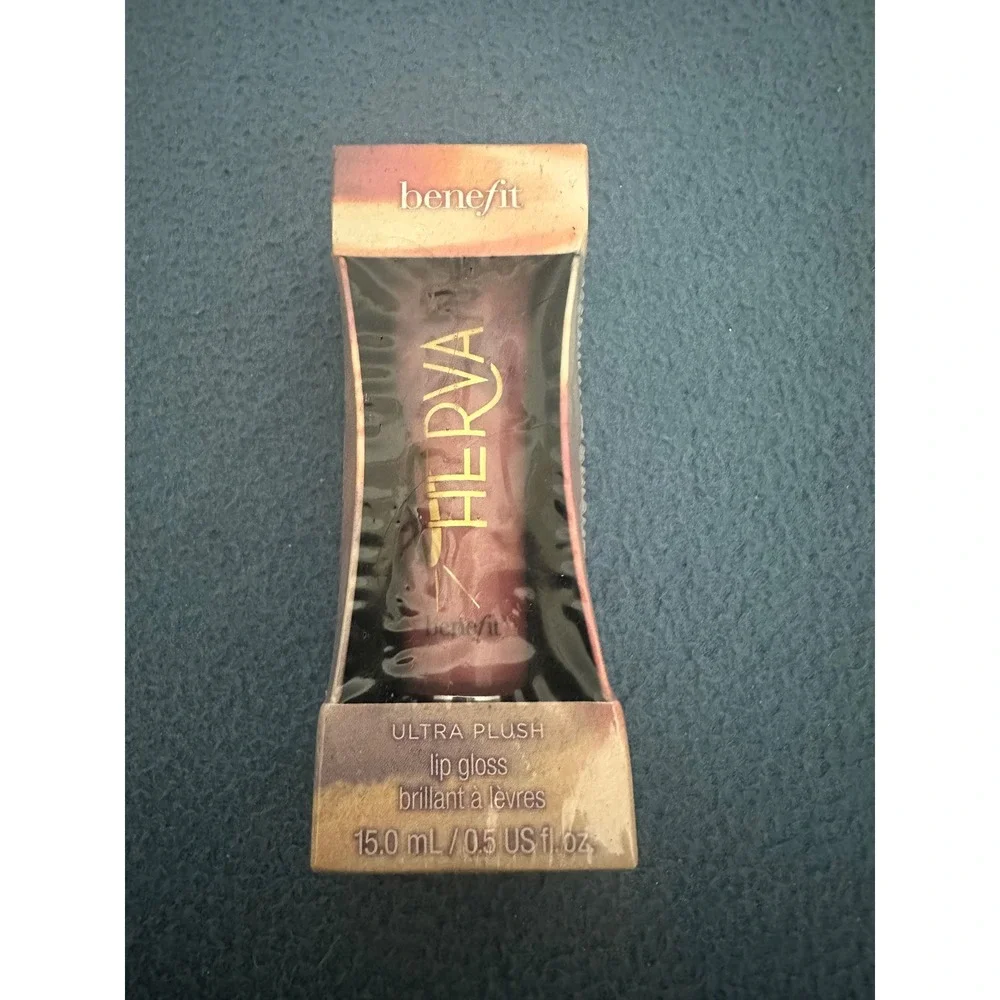 Benefit Ultra Plush Lip Gloss Hervana Lavender Pink 0.5 oz 15ml New in Box